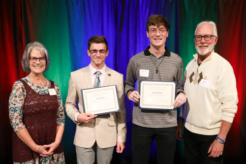 Steve Reed and Susan Dietrich-Reed with 2023 recipients Jeremy Lane and Timothy Dokter.