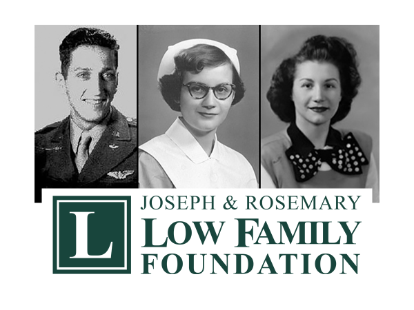 collage photo of Joseph, Rosemary and Wilma Low