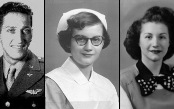 collage photo of Joseph, Rosemary and Wilma Low