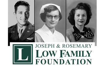 collage photo of three headshots showing Joseph, Rosemary and Wilma